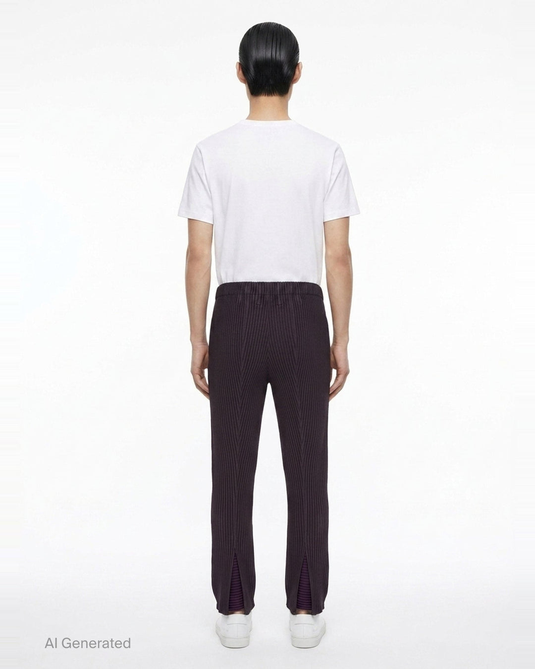 Linen Like Pleated Pants | Homme Plissé Issey Miyake | Club21 - back