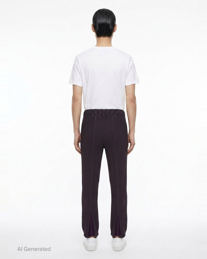 Linen Like Pleated Pants | Homme Plissé Issey Miyake | Club21 - back