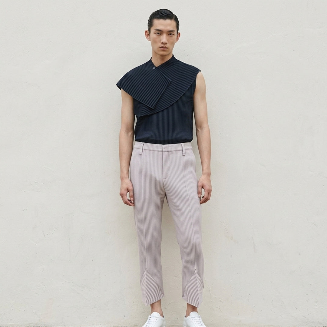 Linen Like Pleated Pants | Homme Plissé Issey Miyake | Club21 - lifestyle