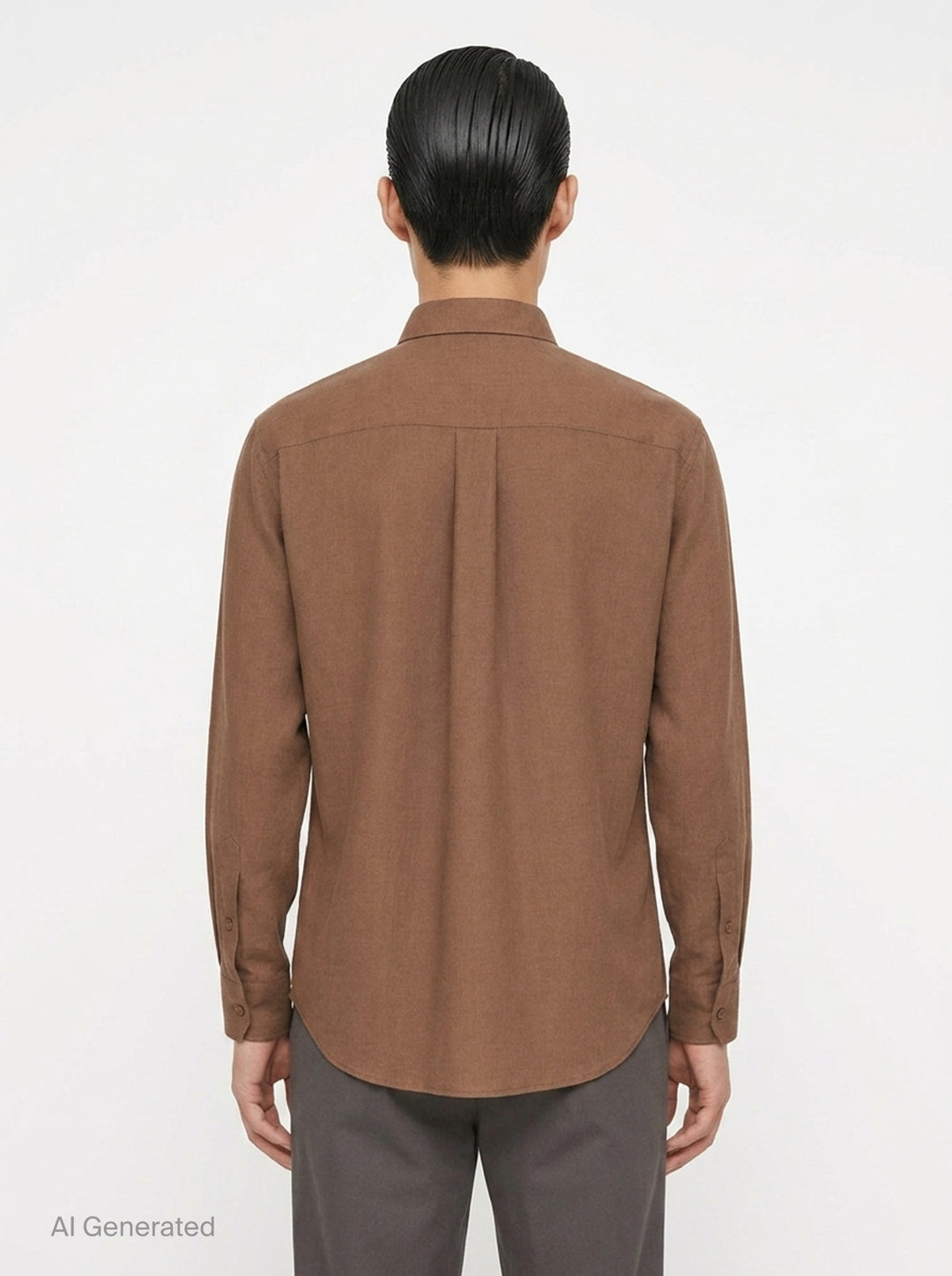 Long Sleeve Ramie Shirt | Homme Plissé Issey Miyake | Club21 - back