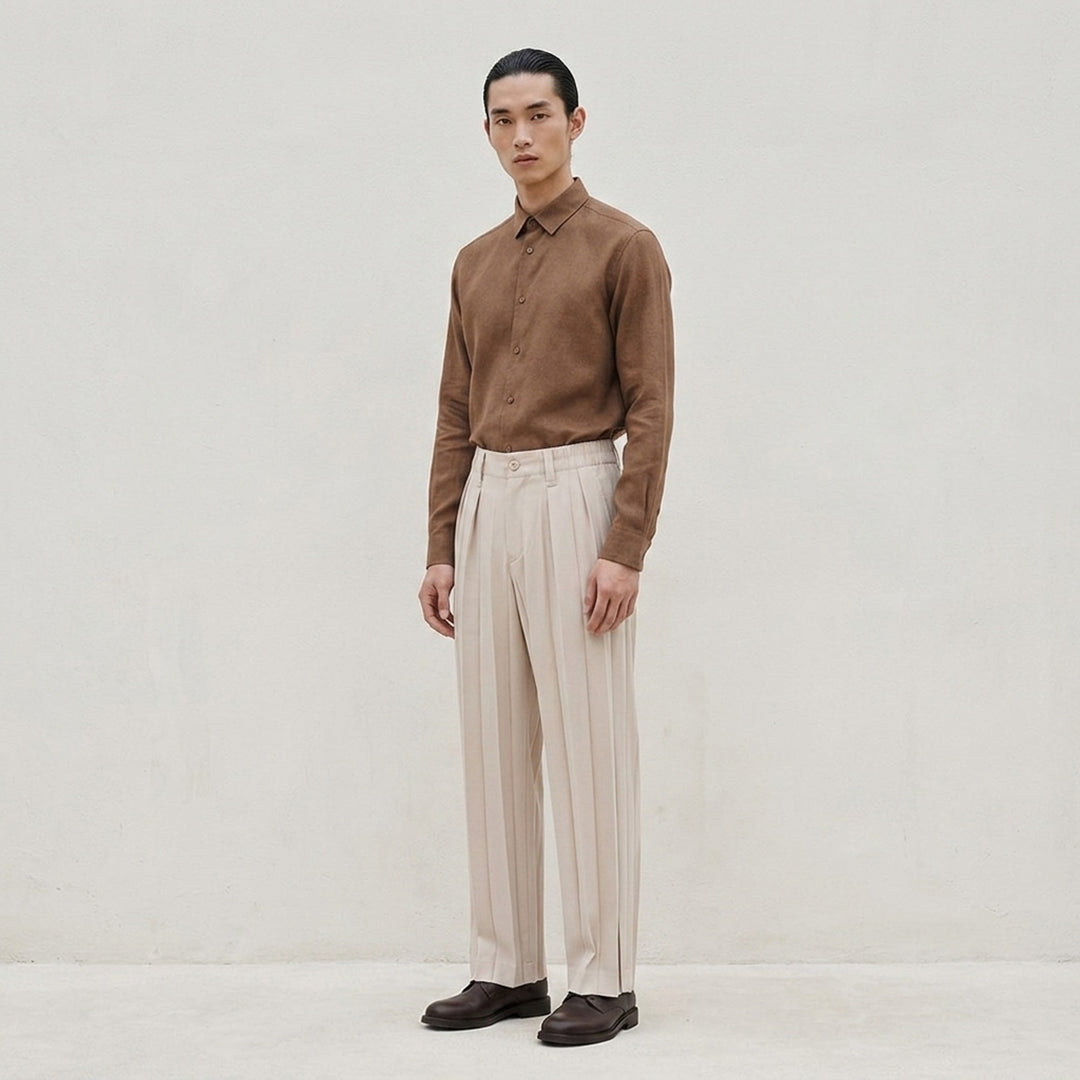 Long Sleeve Ramie Shirt | Homme Plissé Issey Miyake | Club21 - lifestyle