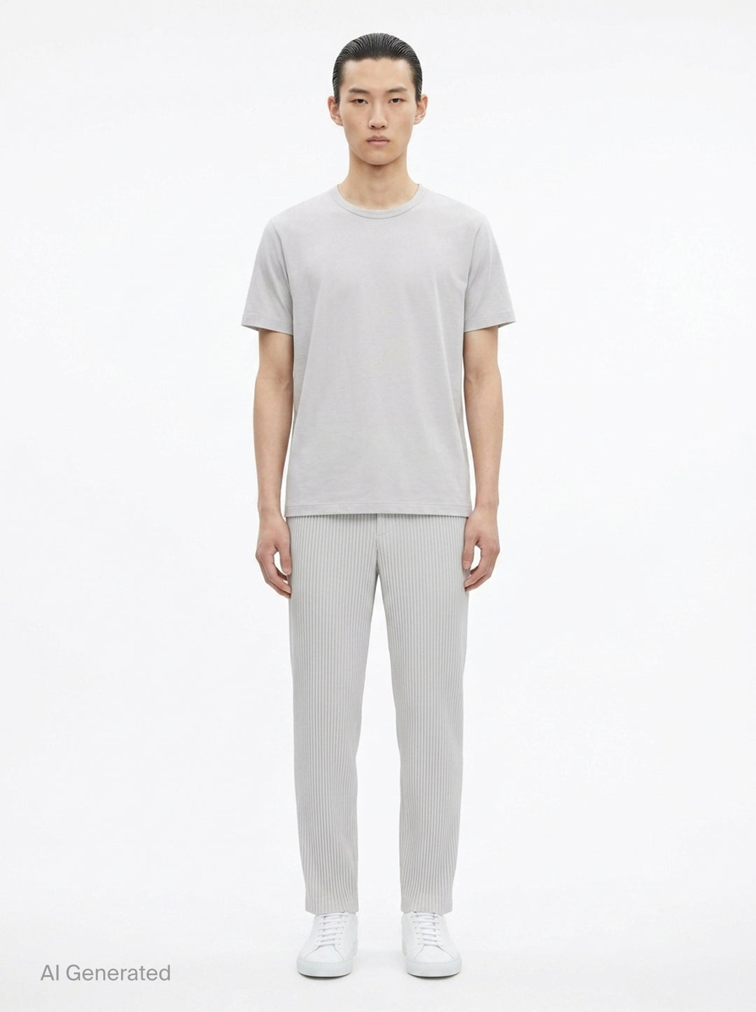 Long Straight Cut Pants | Homme Plissé Issey Miyake | Club21 - front