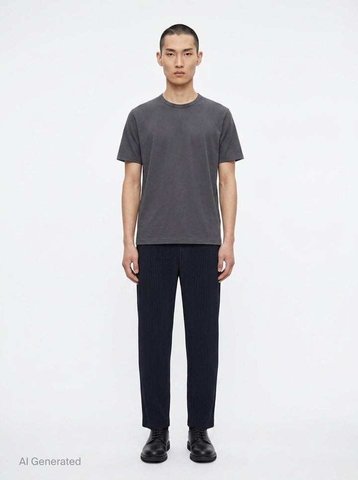 Long Straight Cut Pants | Homme Plissé Issey Miyake | Club21 - front