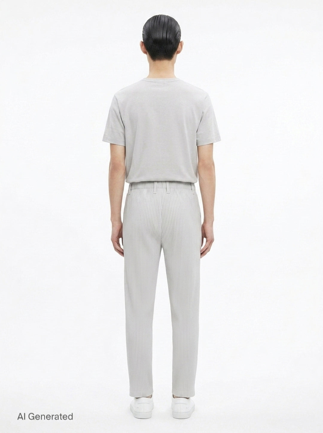 Long Straight Cut Pants | Homme Plissé Issey Miyake | Club21 - back