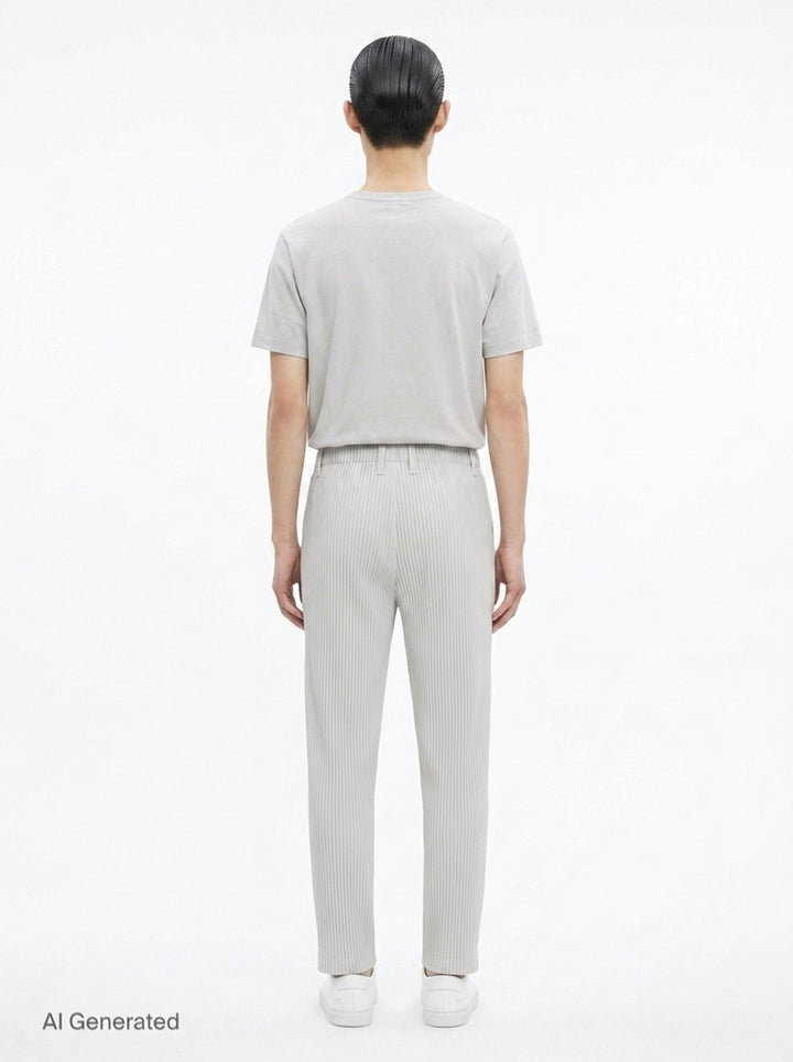 Long Straight Cut Pants | Homme Plissé Issey Miyake | Club21 - back
