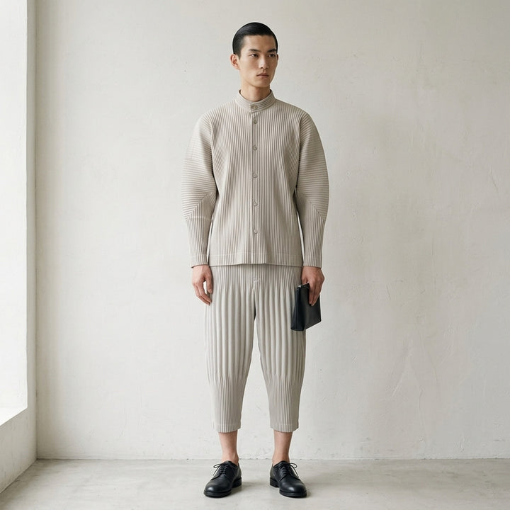 Long Wide Pleated Pants | Homme Plissé Issey Miyake | Club21 - lifestyle
