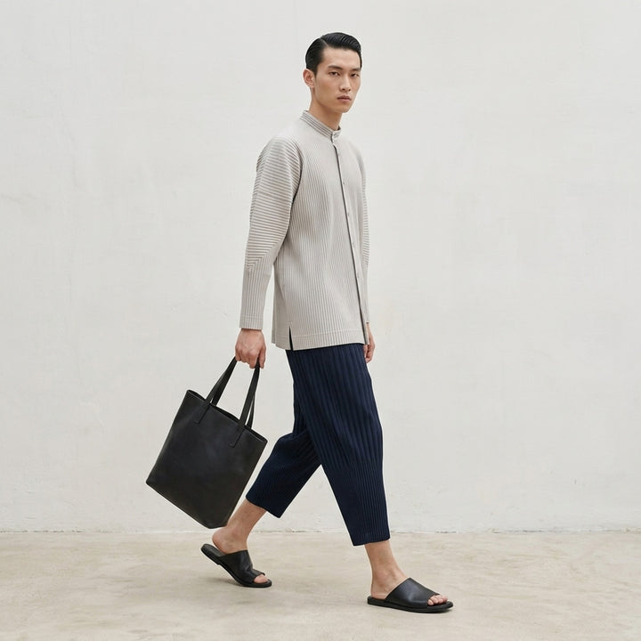 Long Wide Pleated Pants | Homme Plissé Issey Miyake | Club21 - lifestyle