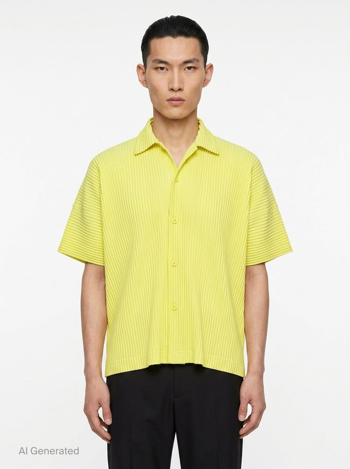 Monthly Colors May Pleated Shirt | Homme Plissé Issey Miyake | Club21 - front