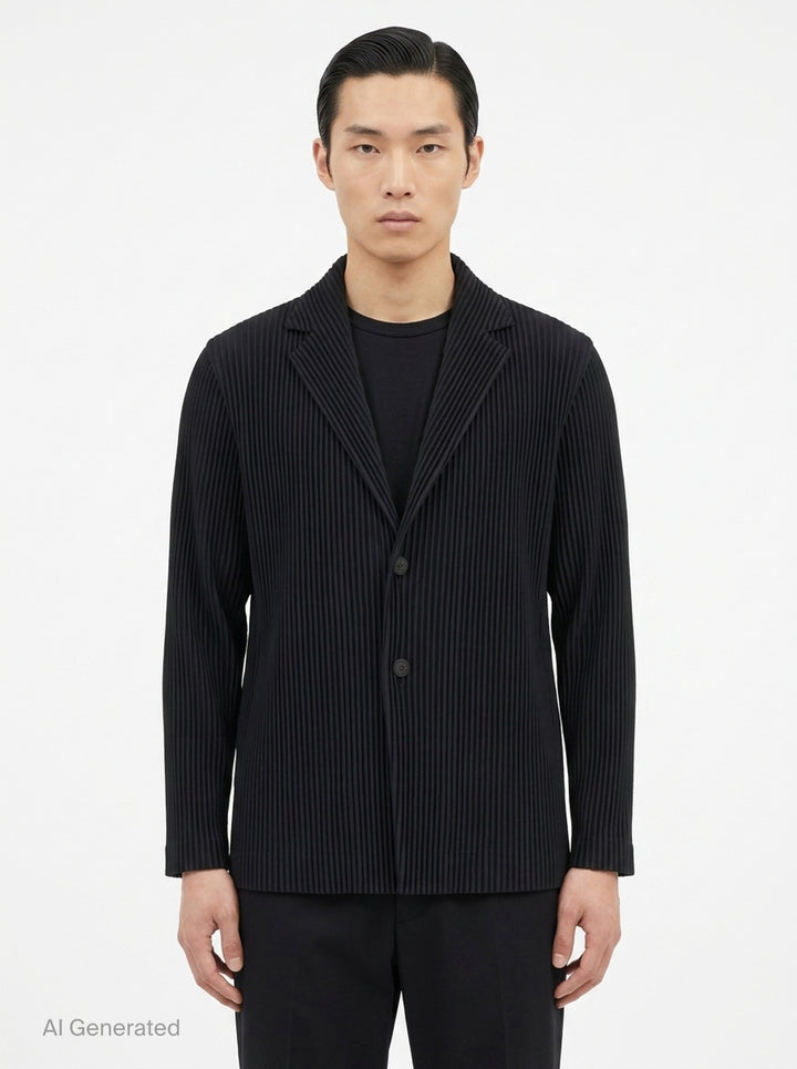 Pleated 2 Button Blazer | Homme Plissé Issey Miyake | Club21 - front