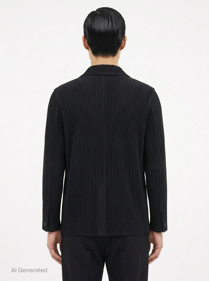 Pleated 2 Button Blazer | Homme Plissé Issey Miyake | Club21 - back