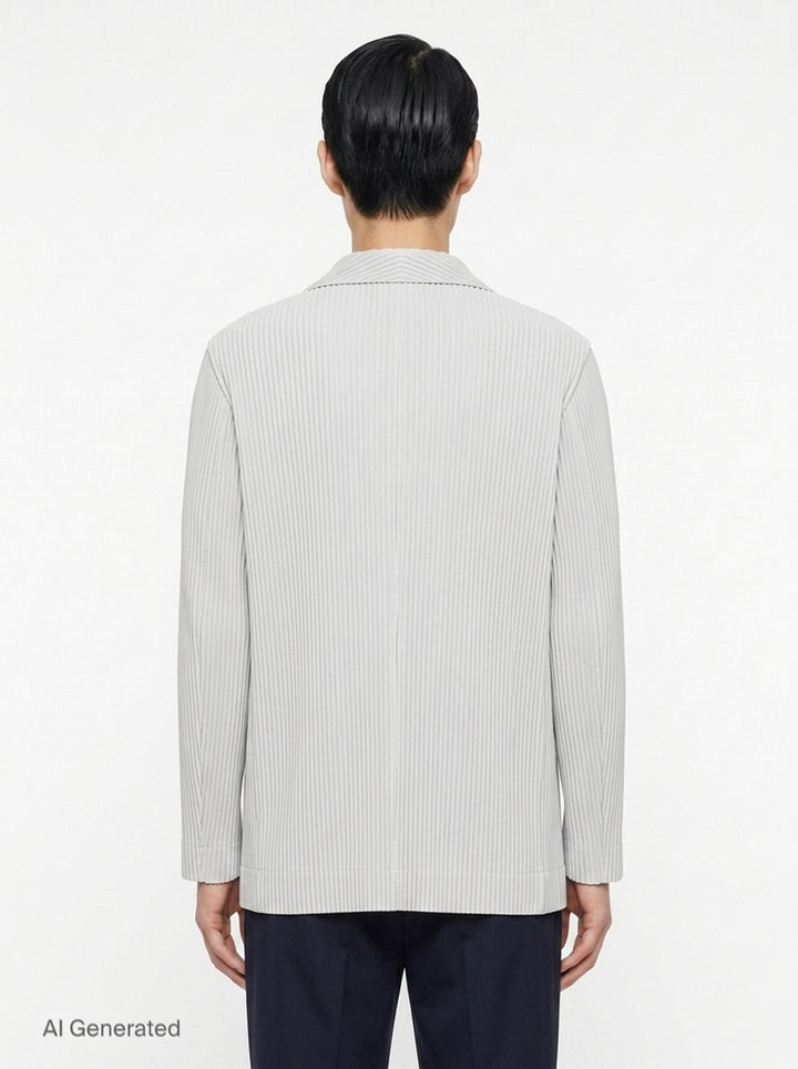Pleated 2 Button Jacket | Homme Plissé Issey Miyake | Club21 - back