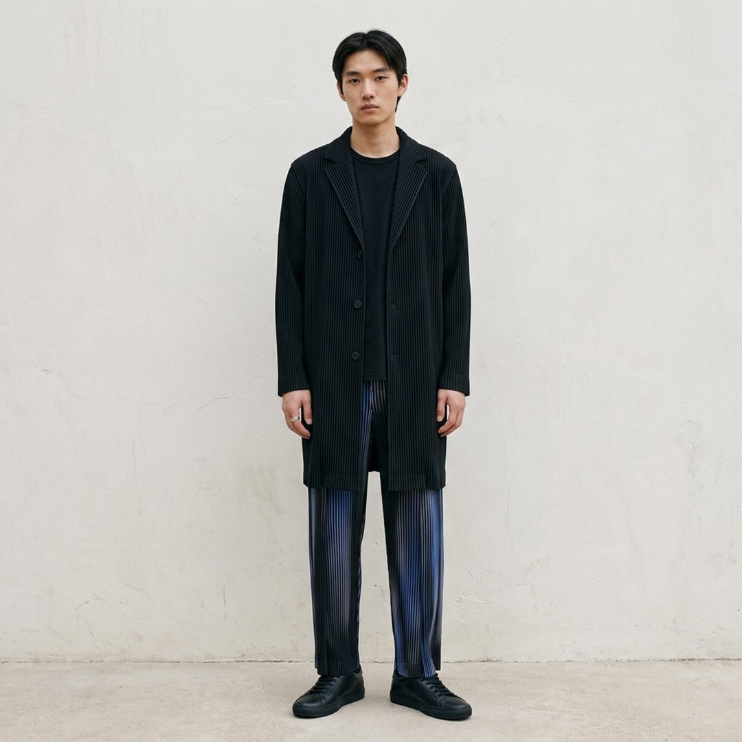 Pleated Basics Long Jacket | Homme Plissé Issey Miyake | Club21 - lifestyle