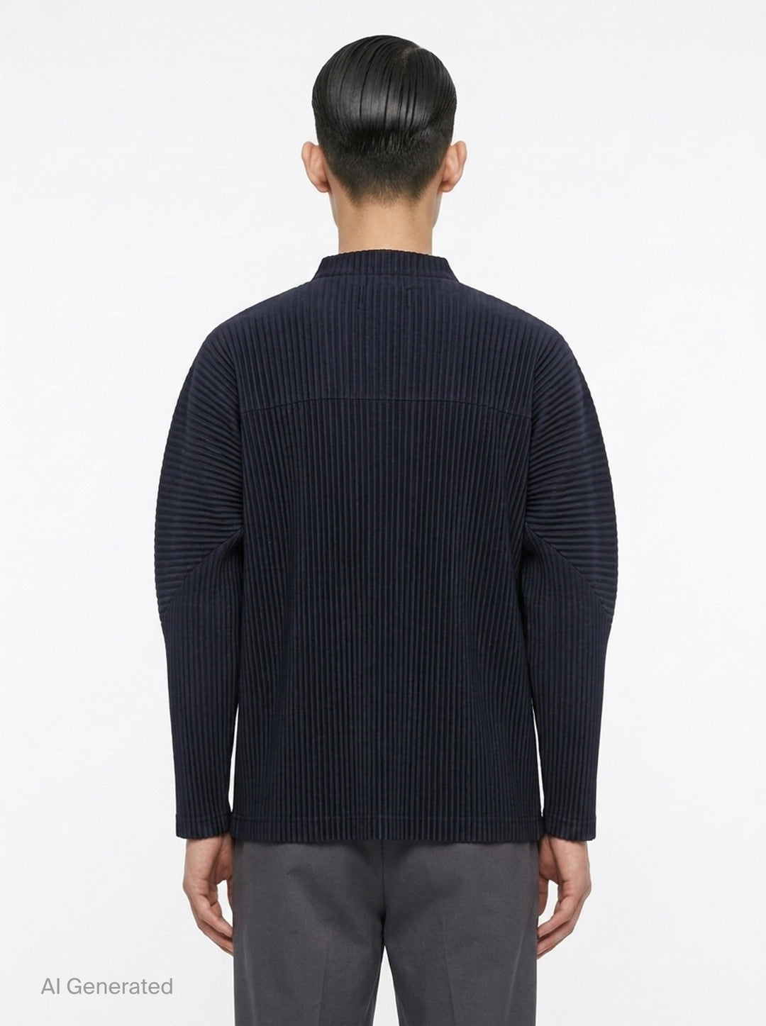 Pleated Button Cardigan | Homme Plissé Issey Miyake | Club21 - back