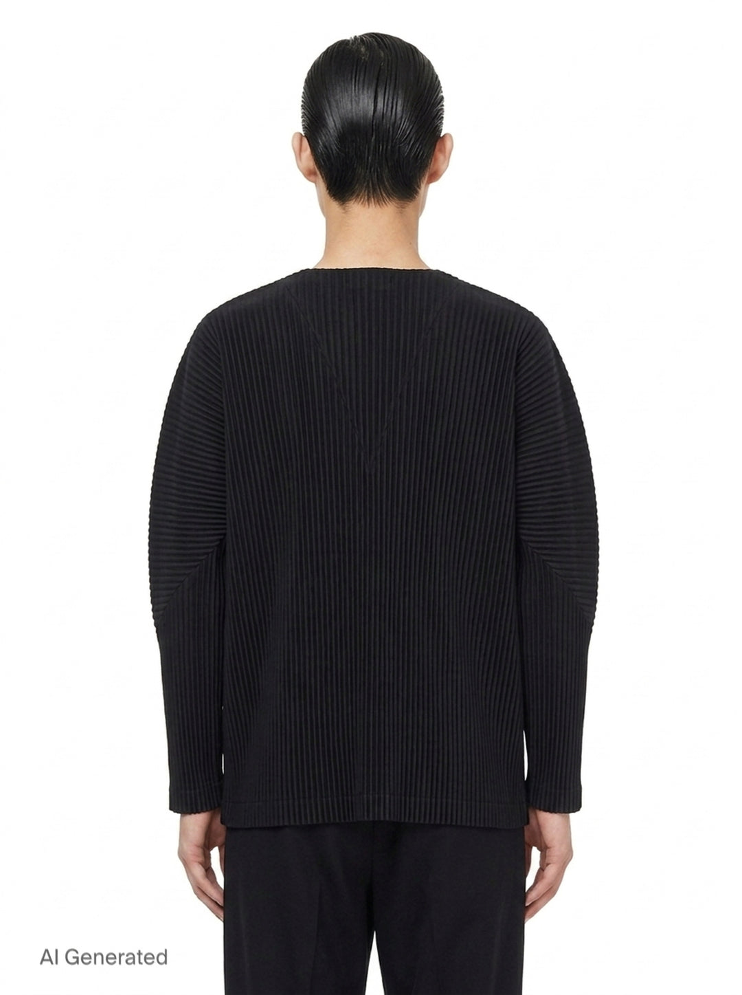 Pleated Button Cardigan | Homme Plissé Issey Miyake | Club21 - back