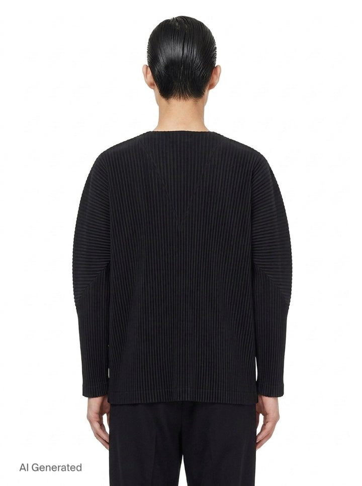 Pleated Button Cardigan | Homme Plissé Issey Miyake | Club21 - back