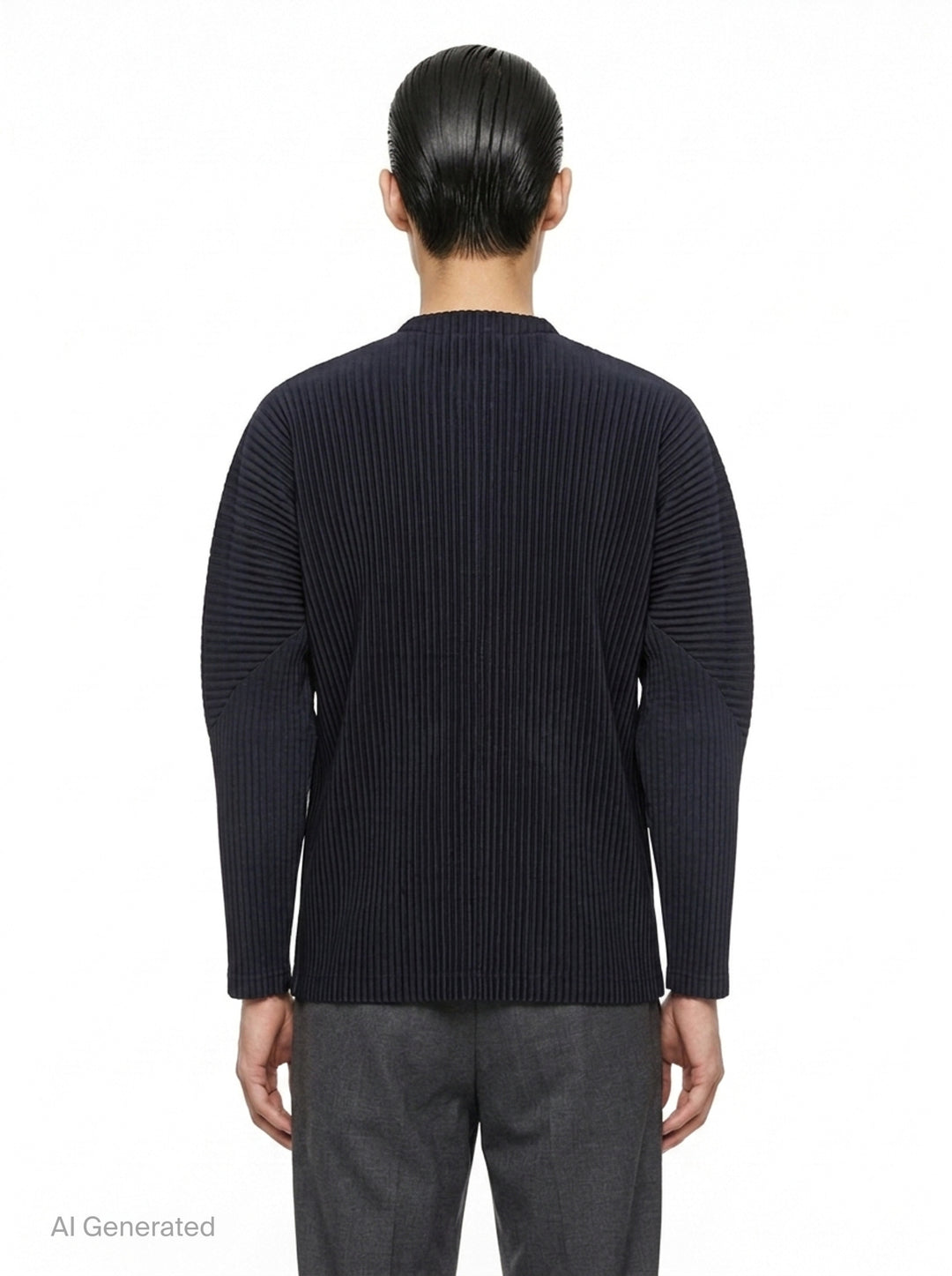 Pleated Button Cardigan | Homme Plissé Issey Miyake | Club21 - back