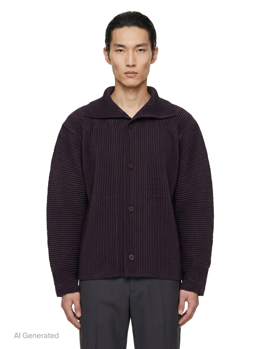 Pleated Linen-Like Blouson | Homme Plissé Issey Miyake | Club21 - front
