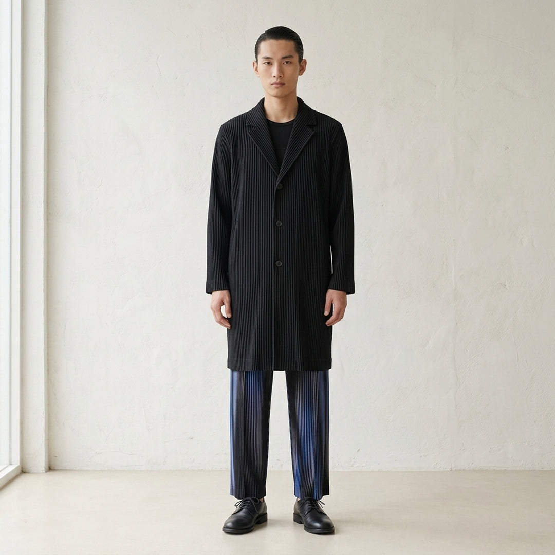Pleated Long Coat | Homme Plissé Issey Miyake | Club21 - lifestyle
