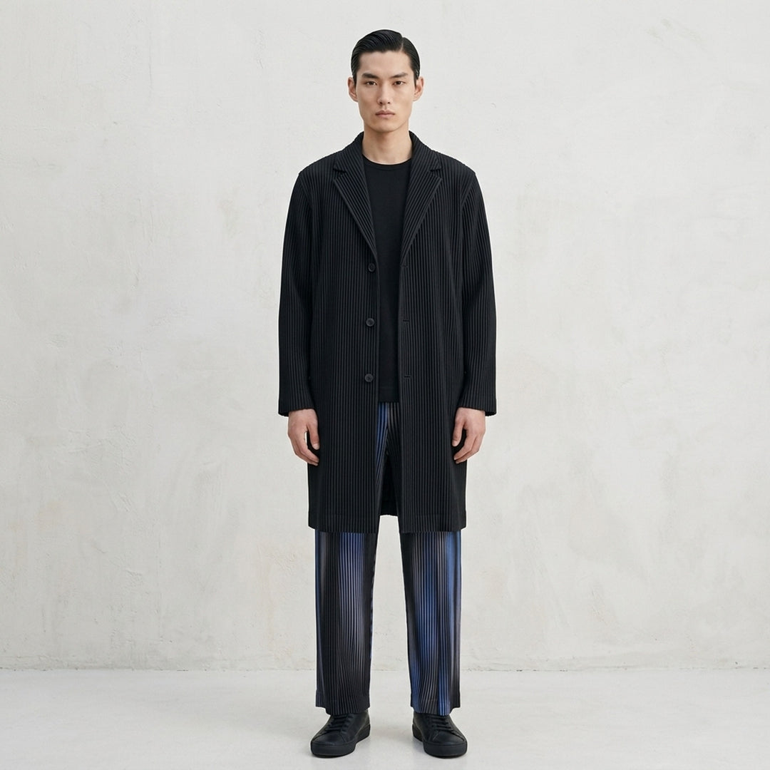 Pleated Long Coat | Homme Plissé Issey Miyake | Club21 - lifestyle