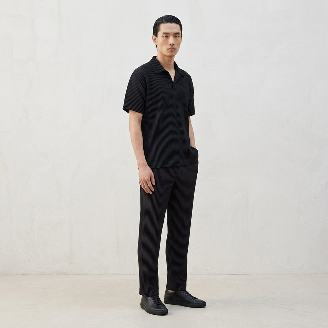 Pleated Polo Shirt | Homme Plissé Issey Miyake | Club21 - lifestyle