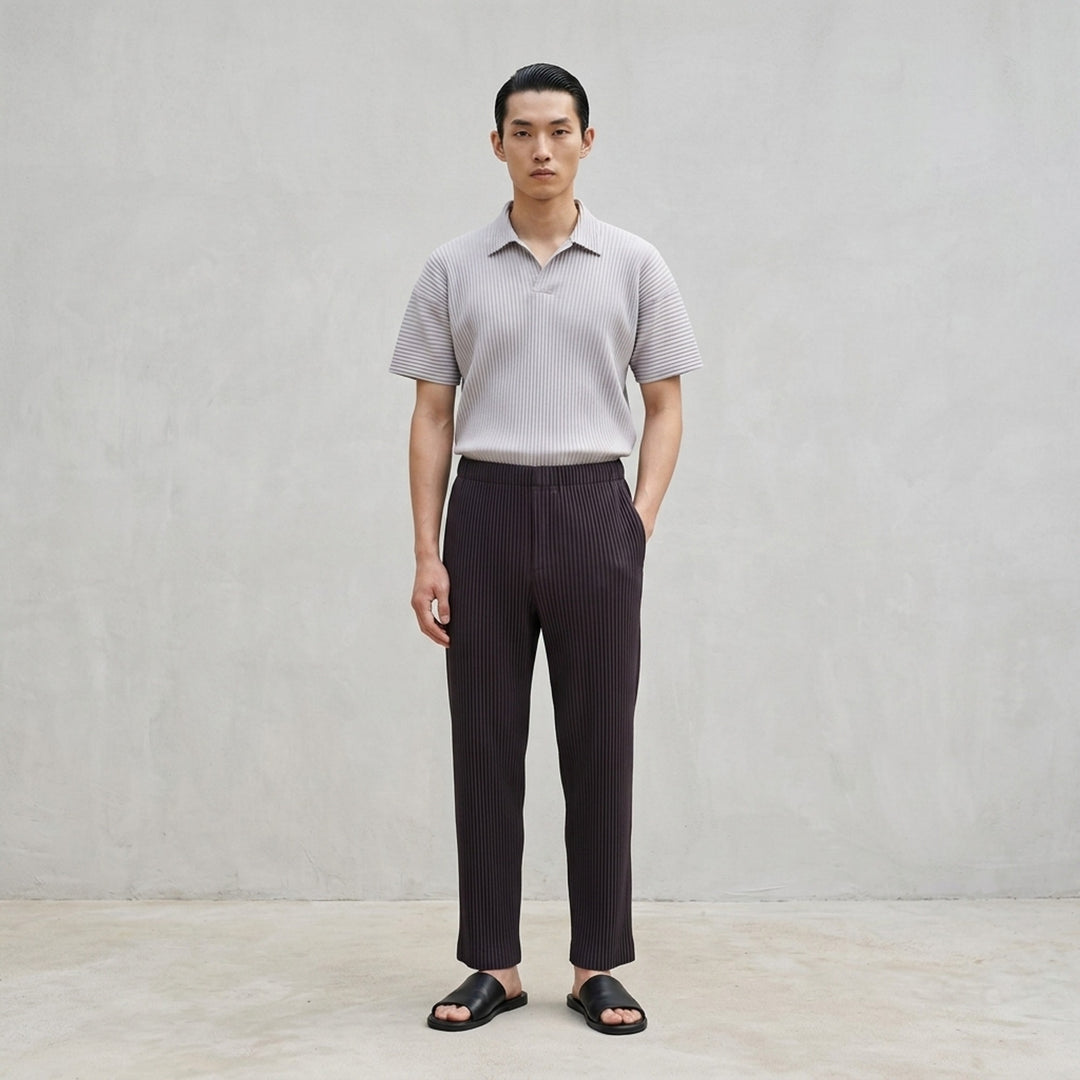 Pleated Polo Shirt | Homme Plissé Issey Miyake | Club21 - lifestyle