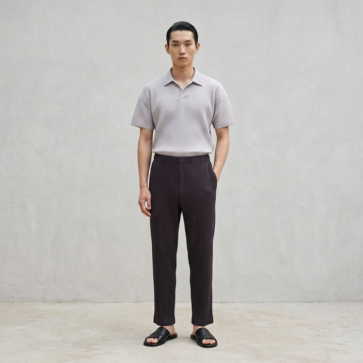 Pleated Polo Shirt | Homme Plissé Issey Miyake | Club21 - lifestyle