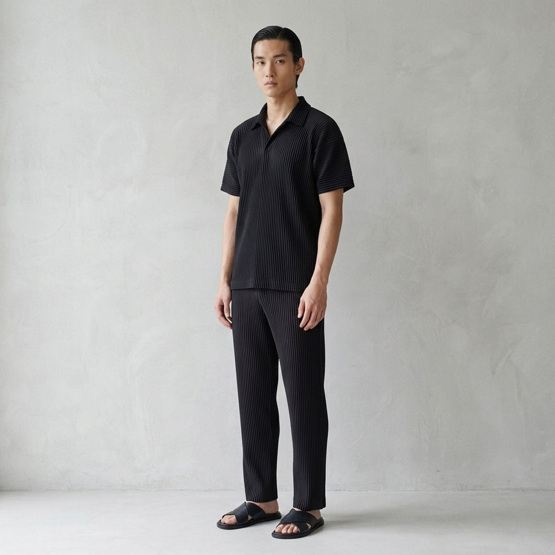 Pleated Polo Shirt | Homme Plissé Issey Miyake | Club21 - lifestyle