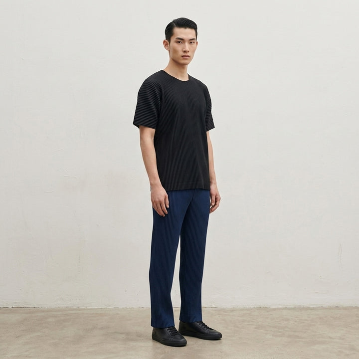Pleated Round Neck T-Shirt | Homme Plissé Issey Miyake | Club21 - lifestyle