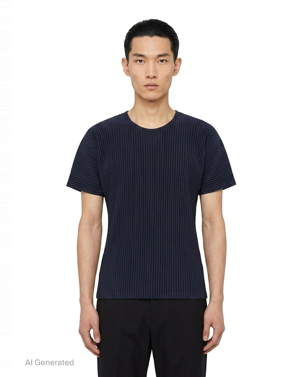 Pleated Short Sleeve T-Shirt | Homme Plissé Issey Miyake | Club21 - front