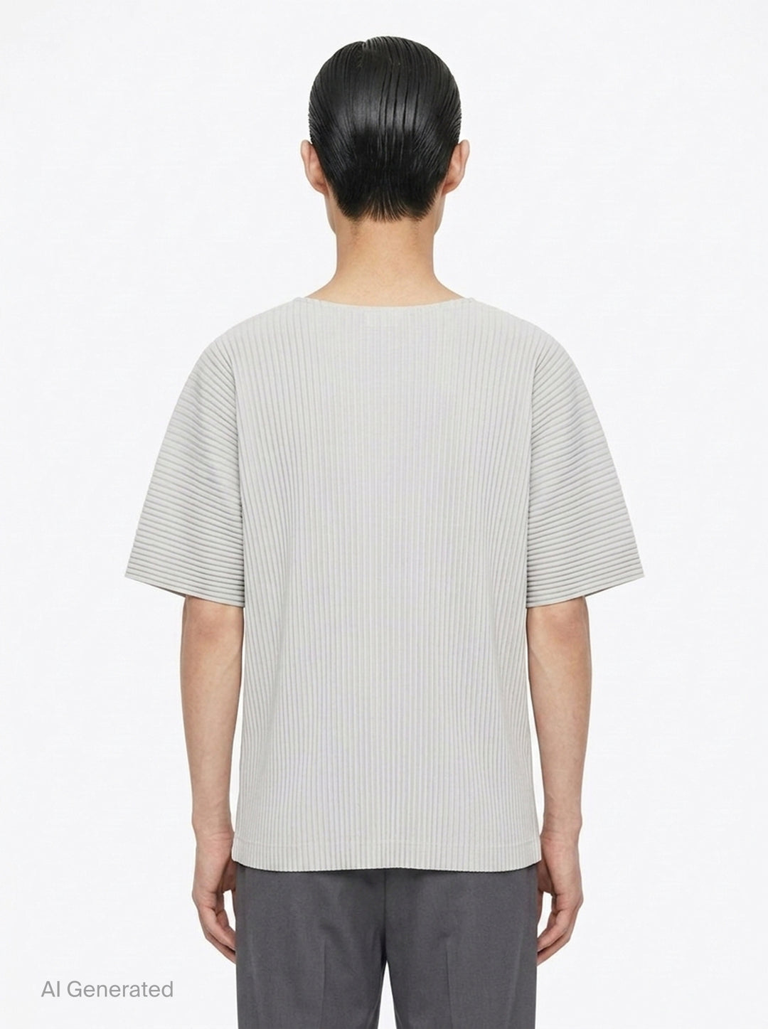 Pleated Short Sleeve T-Shirt | Homme Plissé Issey Miyake | Club21 - back