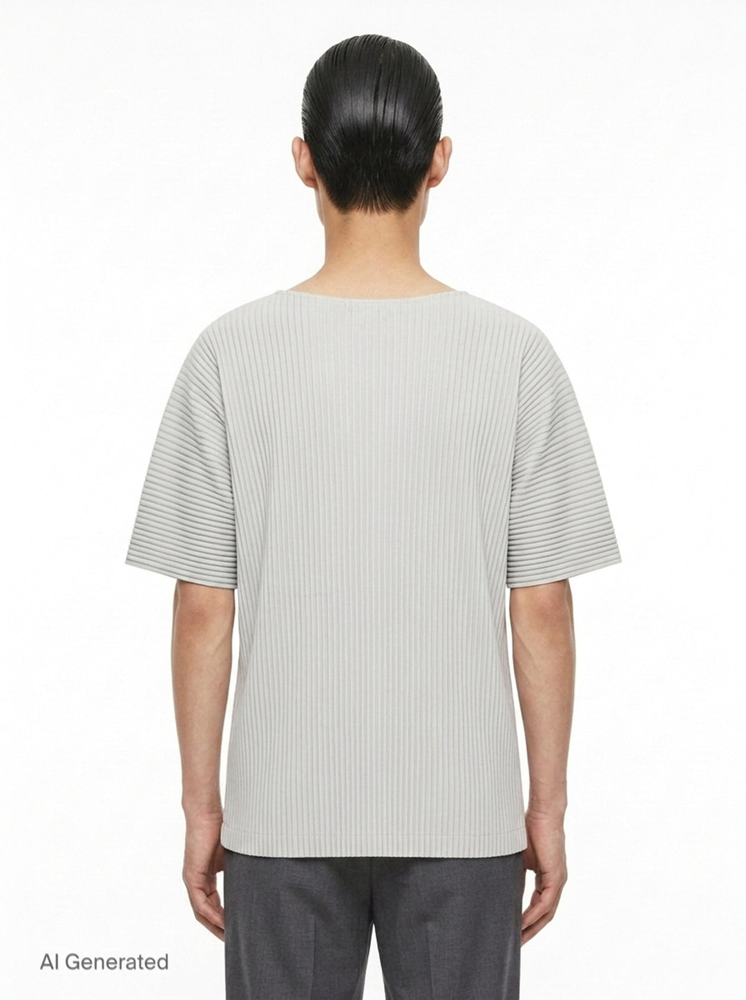 Pleated Short Sleeve T-Shirt | Homme Plissé Issey Miyake | Club21 - back