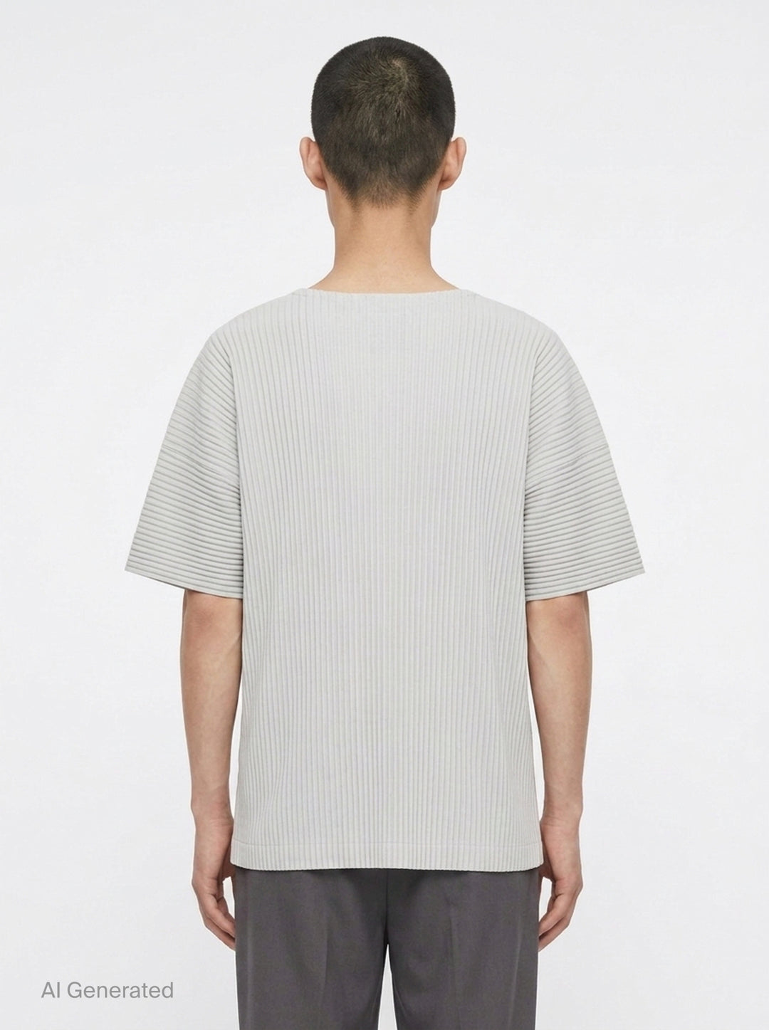 Pleated Short Sleeve T-Shirt | Homme Plissé Issey Miyake | Club21 - back