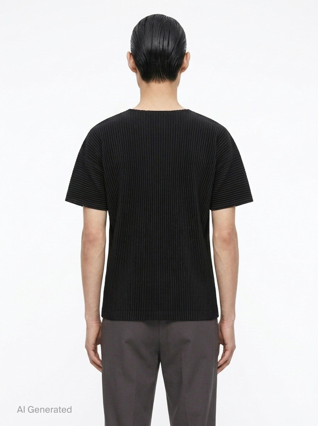 Pleated Short Sleeve T-Shirt | Homme Plissé Issey Miyake | Club21 - back