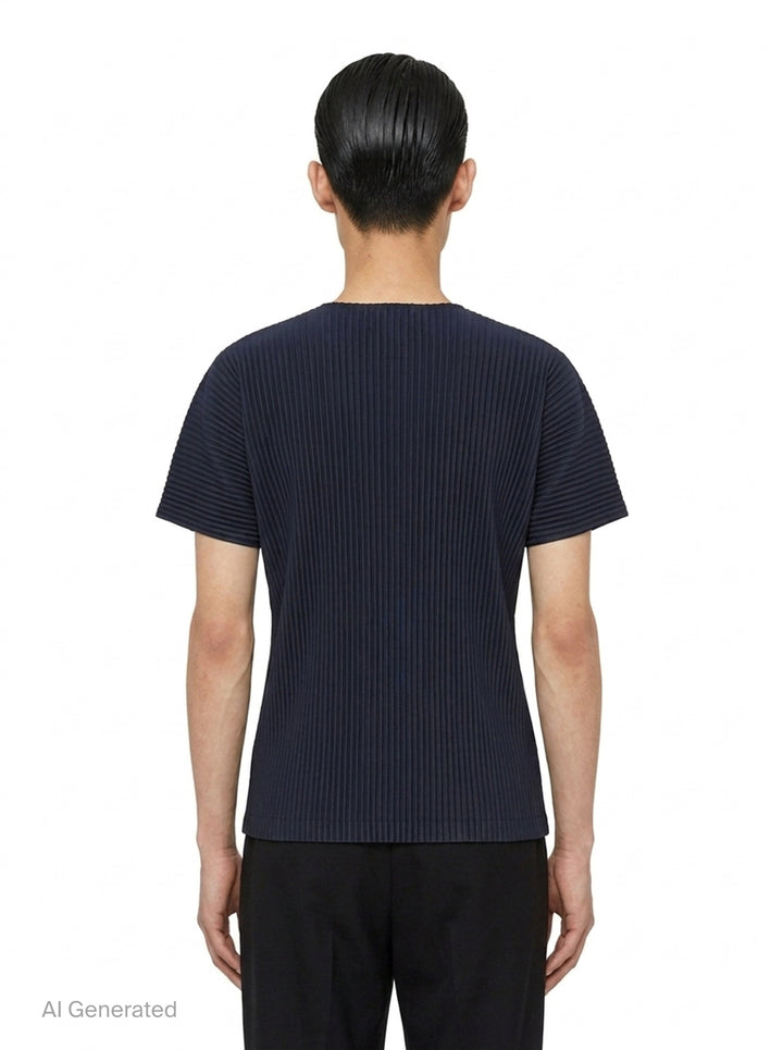Pleated Short Sleeve T-Shirt | Homme Plissé Issey Miyake | Club21 - back