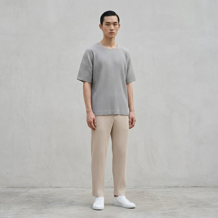 Pleated Short Sleeve T-Shirt | Homme Plissé Issey Miyake | Club21 - lifestyle