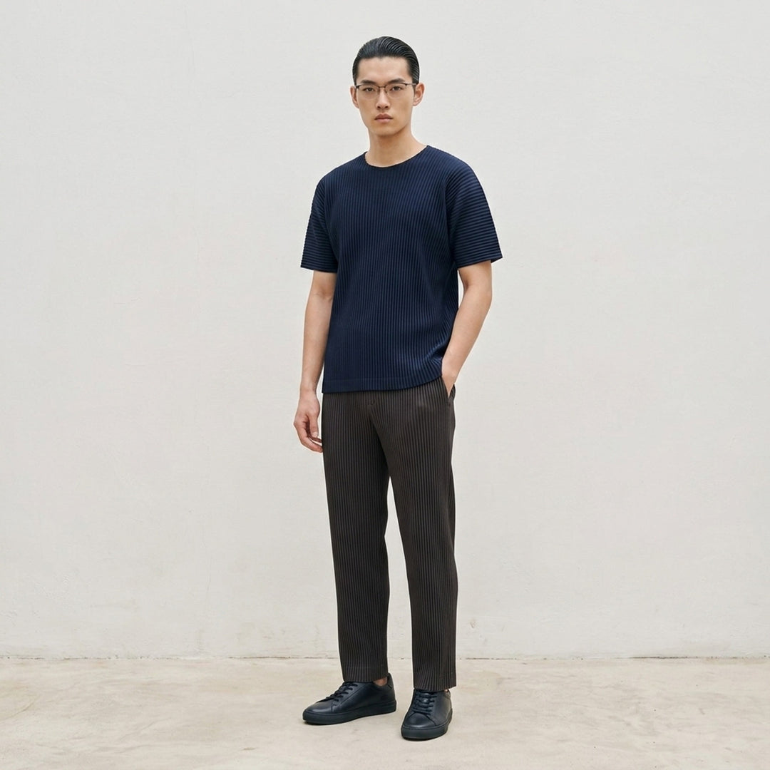 Pleated Short Sleeve T-Shirt | Homme Plissé Issey Miyake | Club21 - lifestyle
