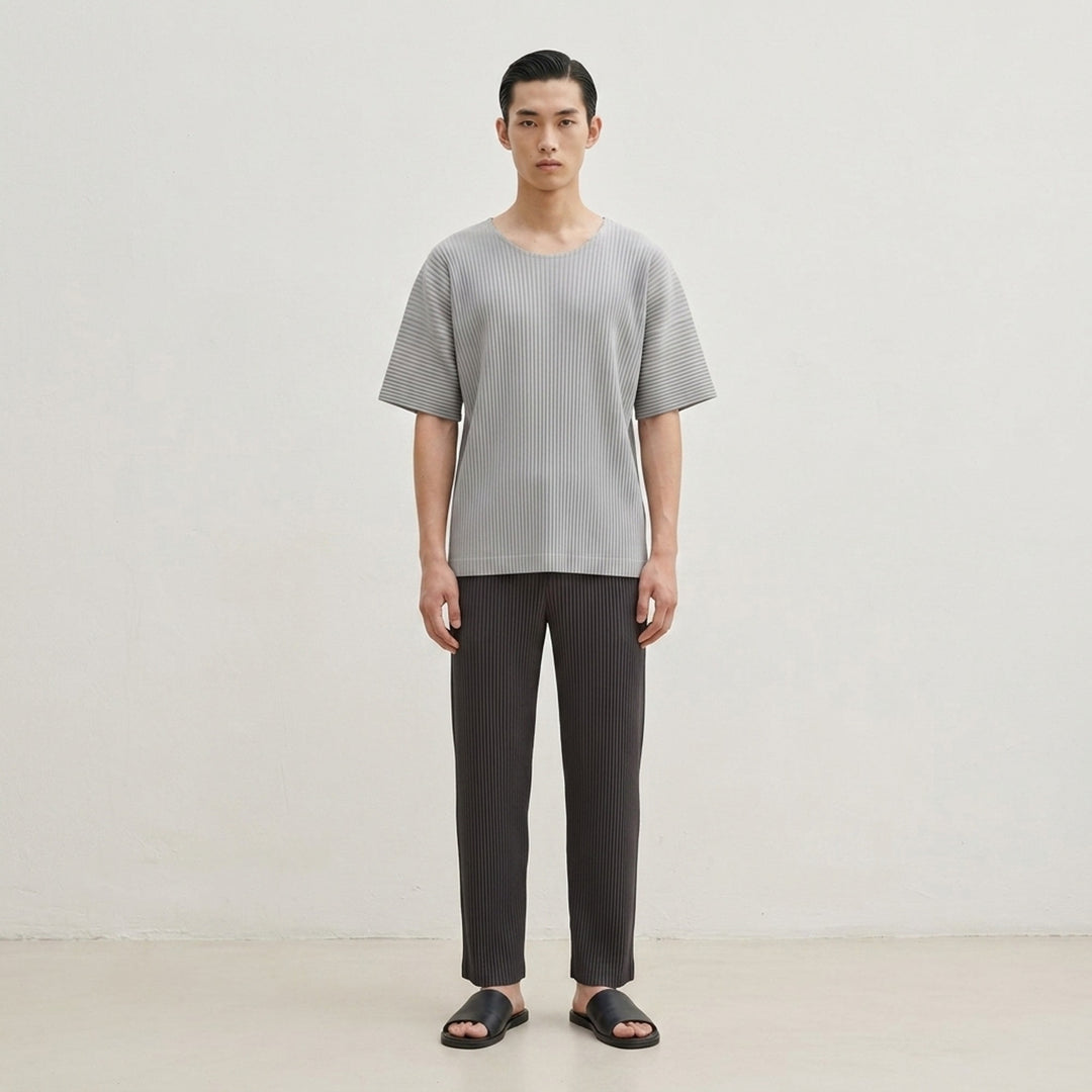 Pleated Short Sleeve T-Shirt | Homme Plissé Issey Miyake | Club21 - lifestyle