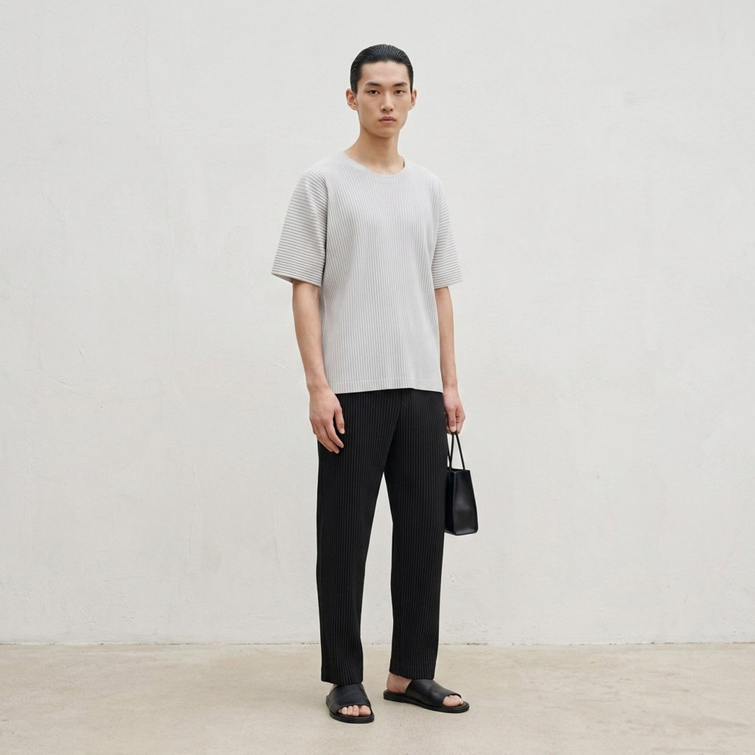 Pleated Short Sleeve T-Shirt | Homme Plissé Issey Miyake | Club21 - lifestyle