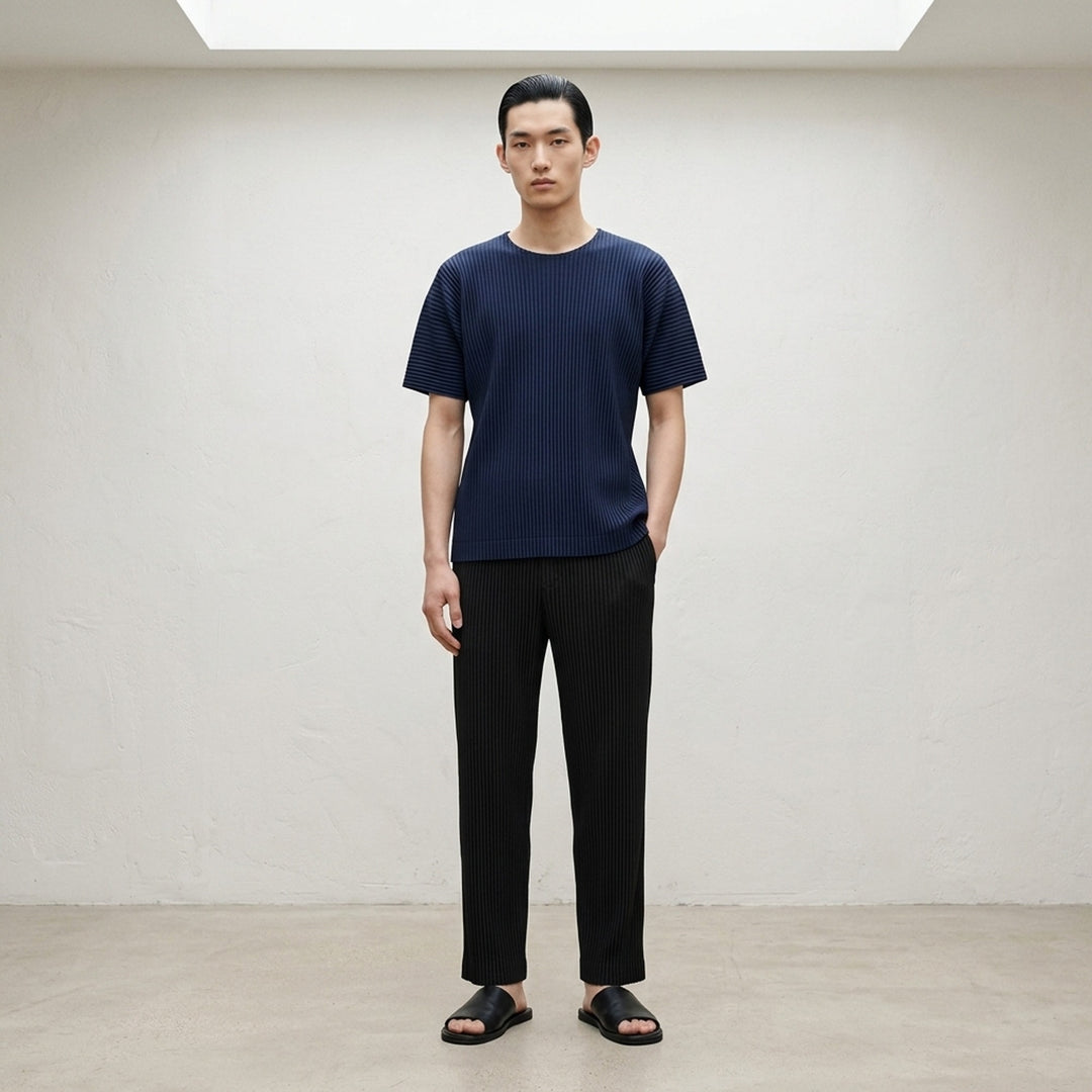 Pleated Short Sleeve Top | Homme Plissé Issey Miyake | Club21 - lifestyle