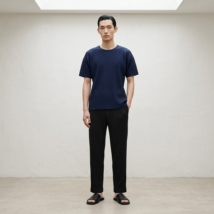 Pleated Short Sleeve Top | Homme Plissé Issey Miyake | Club21 - lifestyle