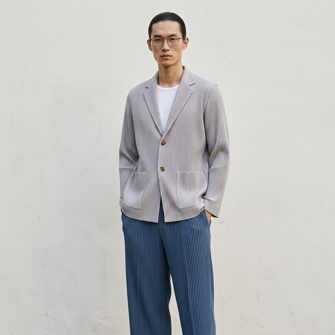 Pleated Single-Button Blazer | Homme Plissé Issey Miyake | Club21 - lifestyle