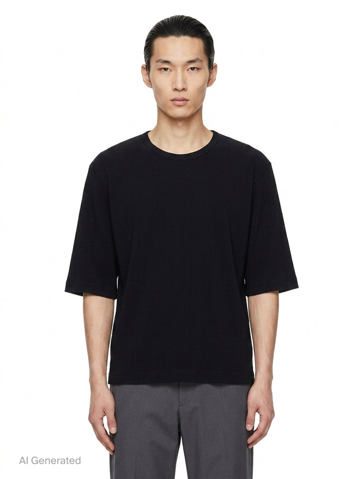 Release-T Basic T-Shirt | Homme Plissé Issey Miyake | Club21 - front