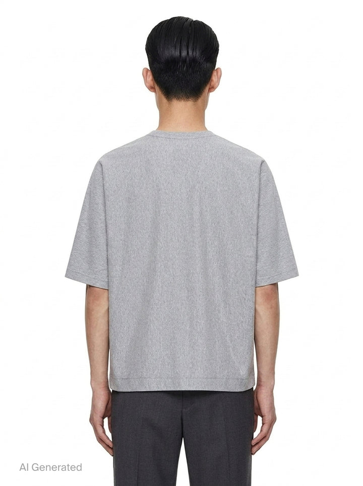 Release-T Basic T-Shirt | Homme Plissé Issey Miyake | Club21 - back