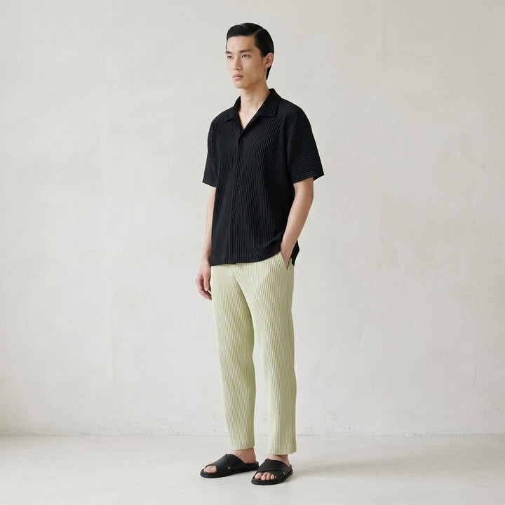 Short Sleeve Pleated Polo | Homme Plissé Issey Miyake | Club21 - lifestyle