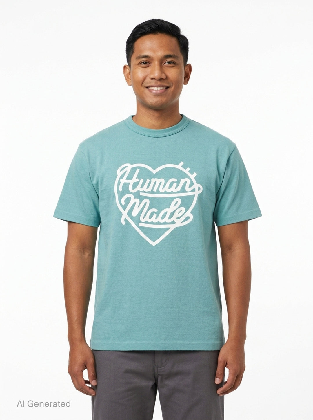 Color Heart Logo Tee | Human Made | Club21 - front