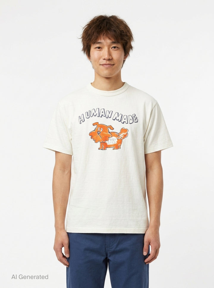 Dog Graphic T-Shirt | Human Made | Club21 - front