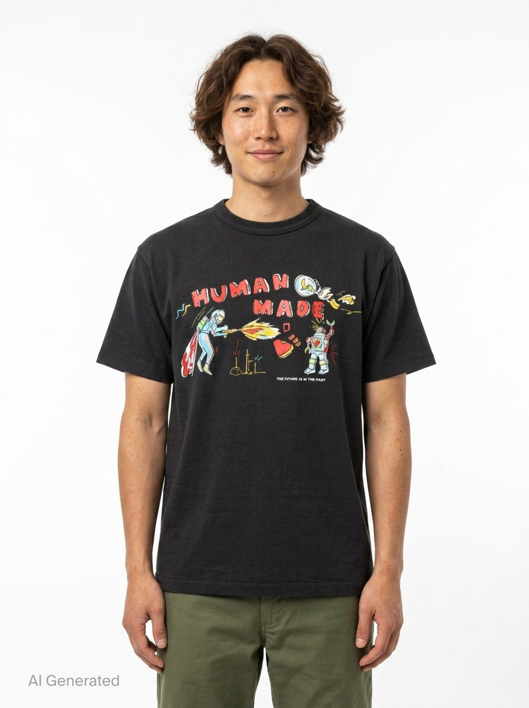 Graphic Short Sleeve Tee | Human Made | Club21 - front