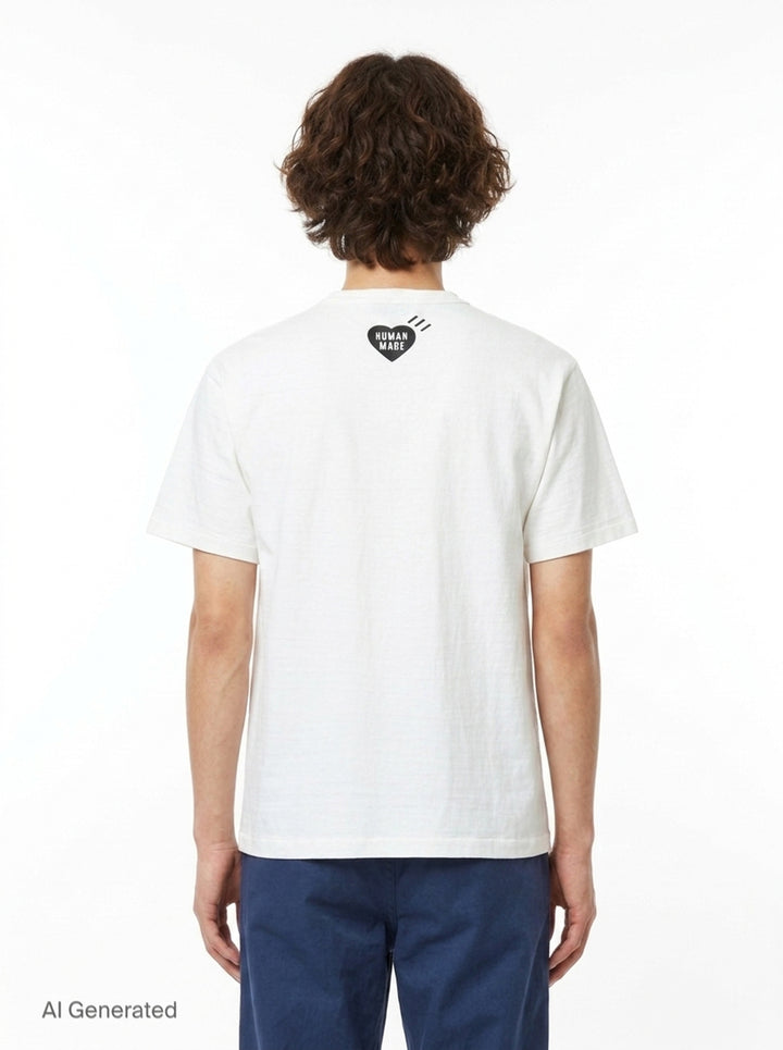 Heart Graphic Short Sleeve Tee | Human Made | Club21 - back