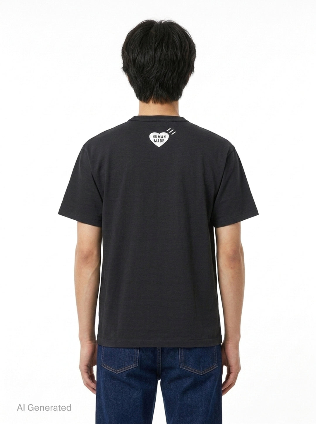 Heart Graphic Short Sleeve Tee | Human Made | Club21 - back