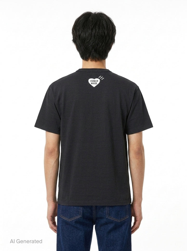 Heart Graphic Short Sleeve Tee | Human Made | Club21 - back
